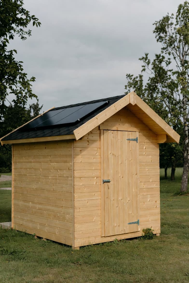 Powered shed workspace