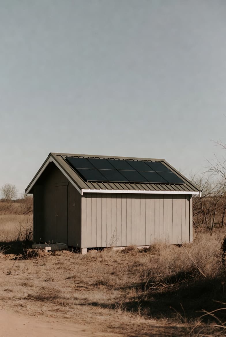 Shed solar system